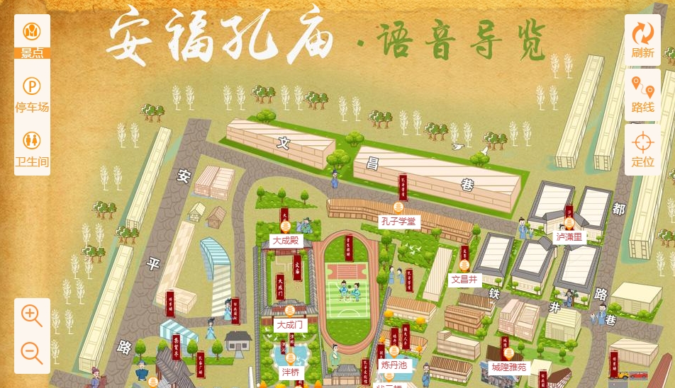 稷山手绘地图：智慧景区智能化服务的延伸
